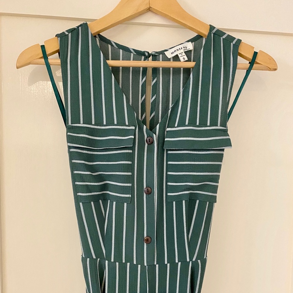 Monteau green jumpsuit